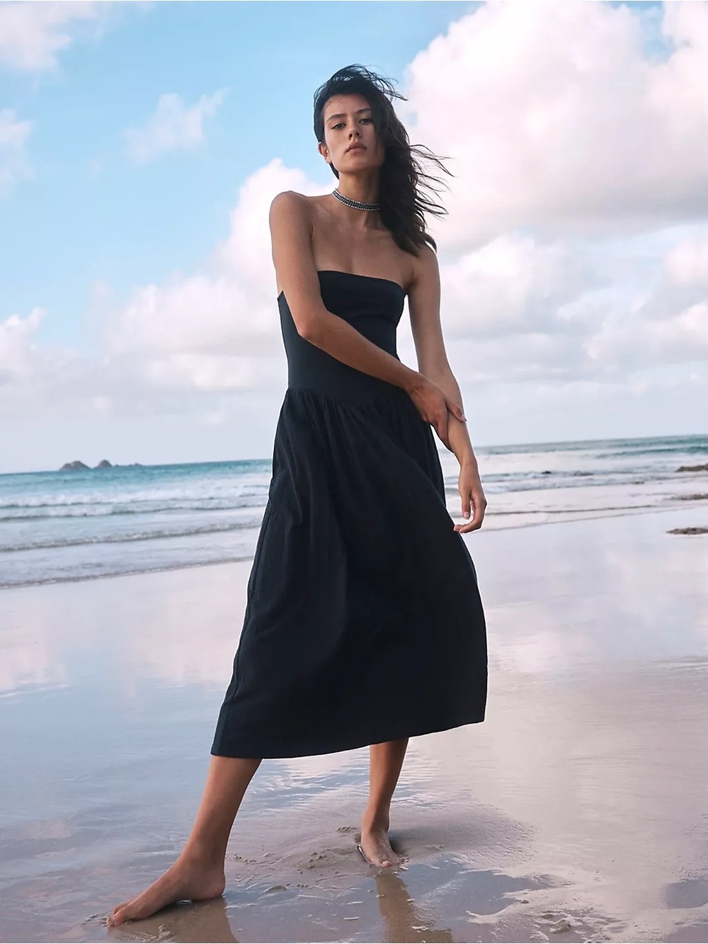 Free People Drop waist Midi lookalike